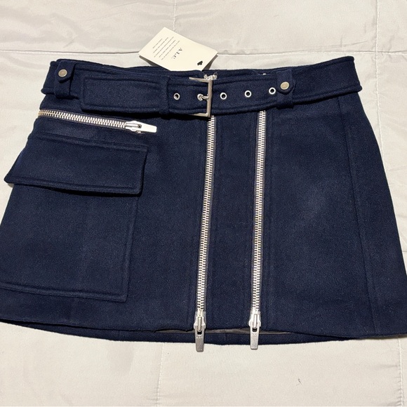 NEW A.L.C. christian skirt nave in navy - Picture 2 of 7